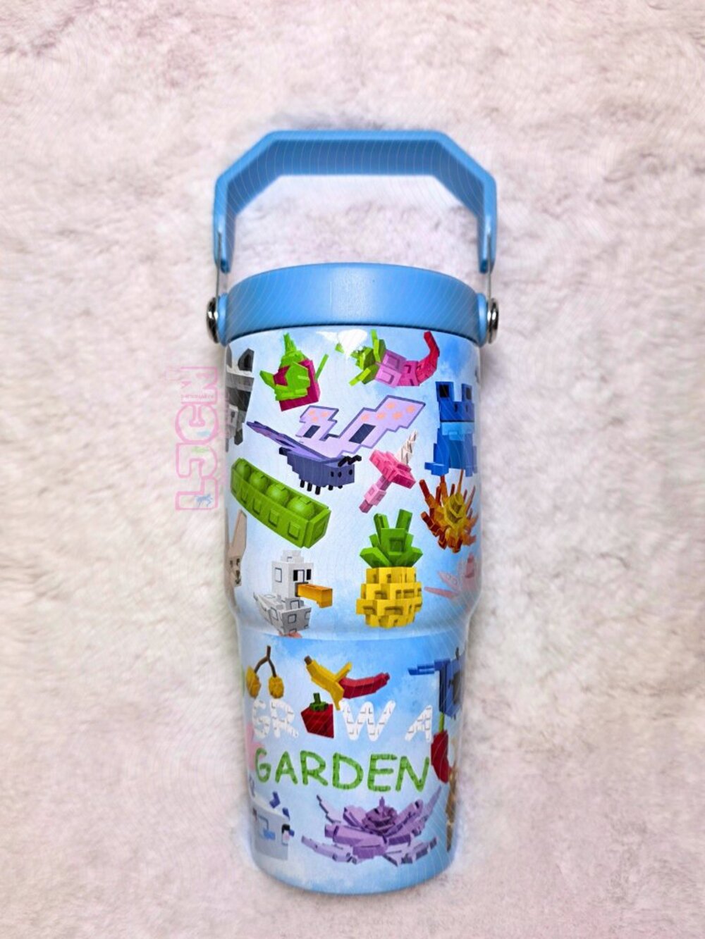 GROW A GARDEN 20oz FLIP STRAW TUMBLER